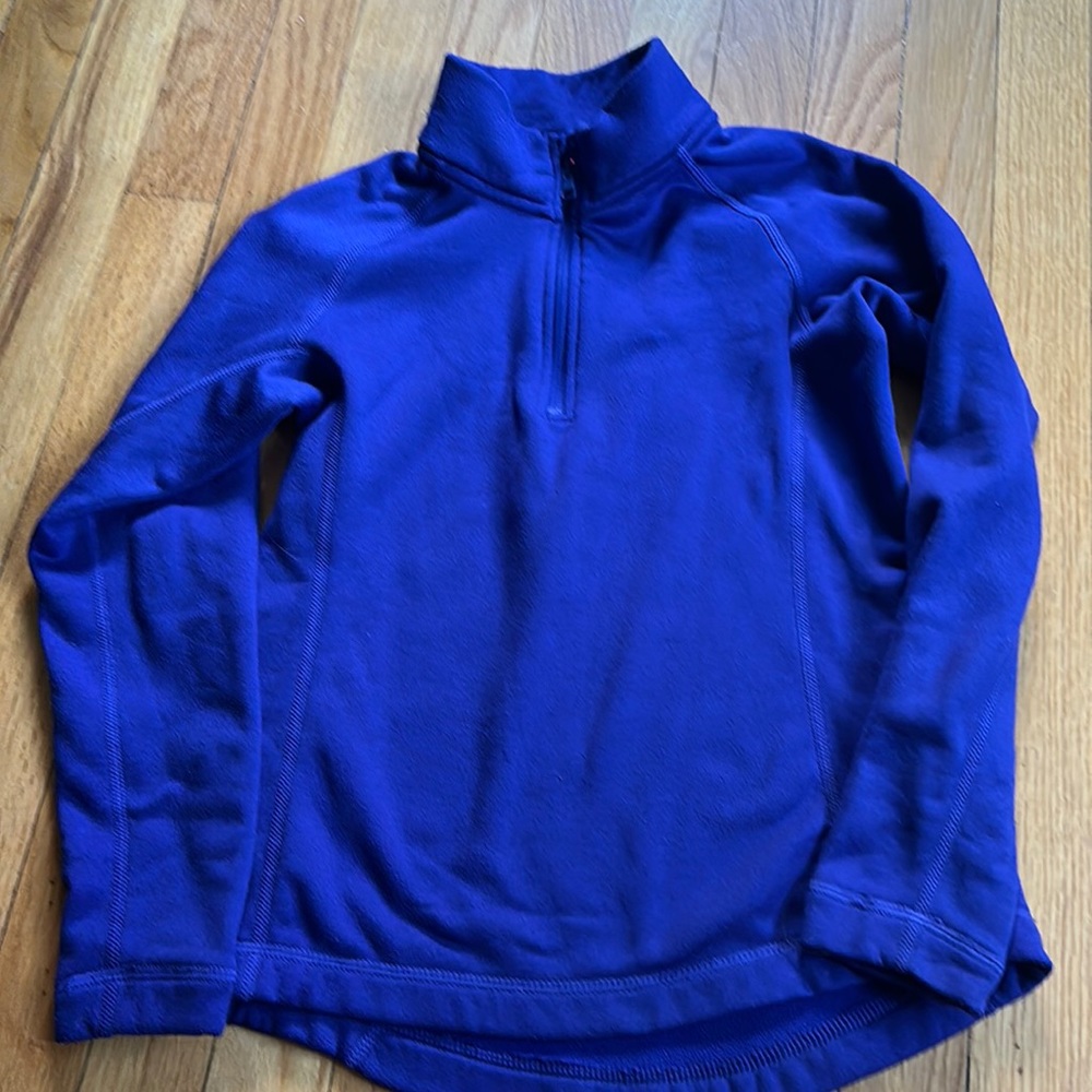 Reima size 152, size 12, blue half zip pull over